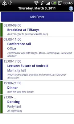 Business Calendar android App screenshot 3